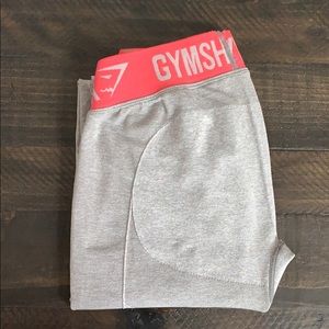 Gymshark flex leggings gray and coral